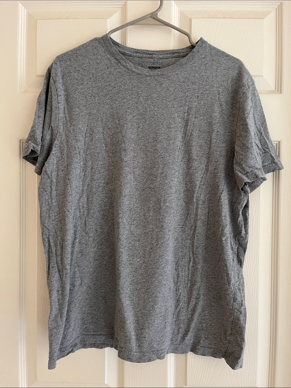 2 For $10 / Sonoma Men's Gray Short Sleeve, Crew Neck T-Shirt - Large